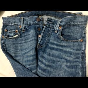 26x32 button fly jeans.